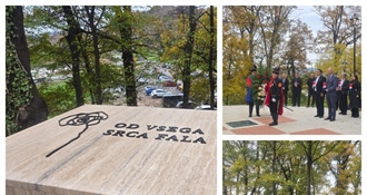Uz hrvatsku šahovnicu i svetokriški cvijet spomenik braniteljima u Svetom Križu Začretju predstavlja veliku zahvalu svakom branitelju