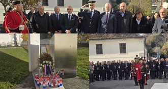 Uoči blagdana Svih svetih u Krapini položeni vijenci i zapaljene svijeće za sve poginule hrvatske branitelje: "Herojima posvećujemo trenutak tišine i sjećanja"