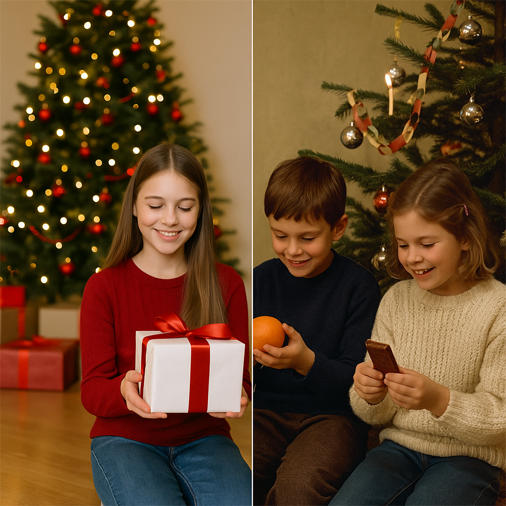 Božić nekad i danas: Od naranče pod borom do e-romobila!