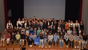 Poznata Klapa Cesarice u gostima kod učenika Glazbene škole Marija Bistrica, učili o tradicijskom pjevanju