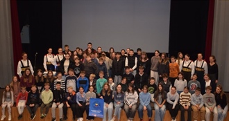 Poznata Klapa Cesarice u gostima kod učenika Glazbene škole Marija Bistrica, učili o tradicijskom pjevanju