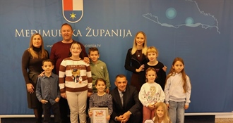 Župan Posavec čestitao malim folklorašima KUD-a Donji Vidovec na velikom uspjehu!