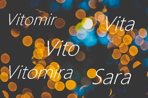 Današnji slavljenici su Vitomir, Vito, Vita i Sara – sretan imendan!