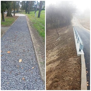 Grad Klanjec: Završena sanacija klizišta u Zagorskoj ulici i uređena glavna staza u Spomen-parku