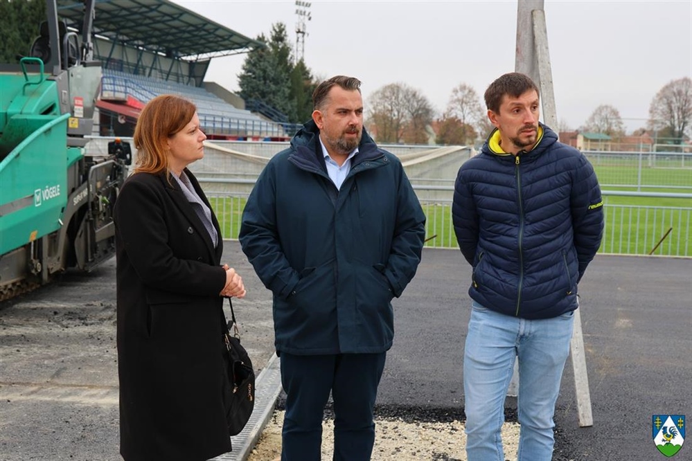 Koprivničko-križevačka županija gradi sportsku infrastrukturu budućnosti - radove obišao župan Golubić