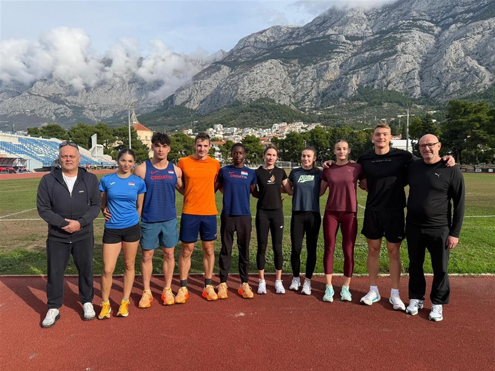 Osmero atletičara varaždinske Slobode na pripremama s reprezentacijom Hrvatske u atletici