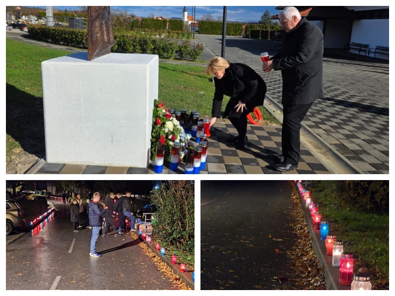 Konjščina odala počast Vukovaru i Škabrnji kod Spomenika domovini i žrtvama Domovinkoga rata te duž Vukovarske ulice