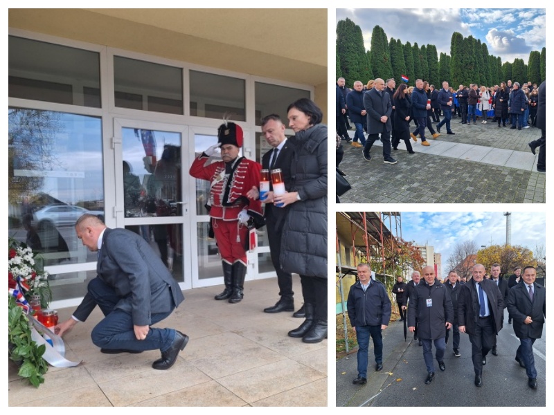 Izaslanstvo Varaždinske županije u gradu heroju odalo počast varaždinskim i svim drugim braniteljima i žrtvama Vukovara