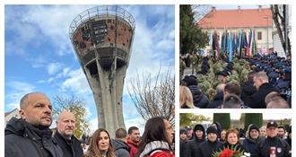 Župan Kolar u Vukovaru, zamjenica Petek u Škabrnji odali počast žrtvama Domovinskog rata