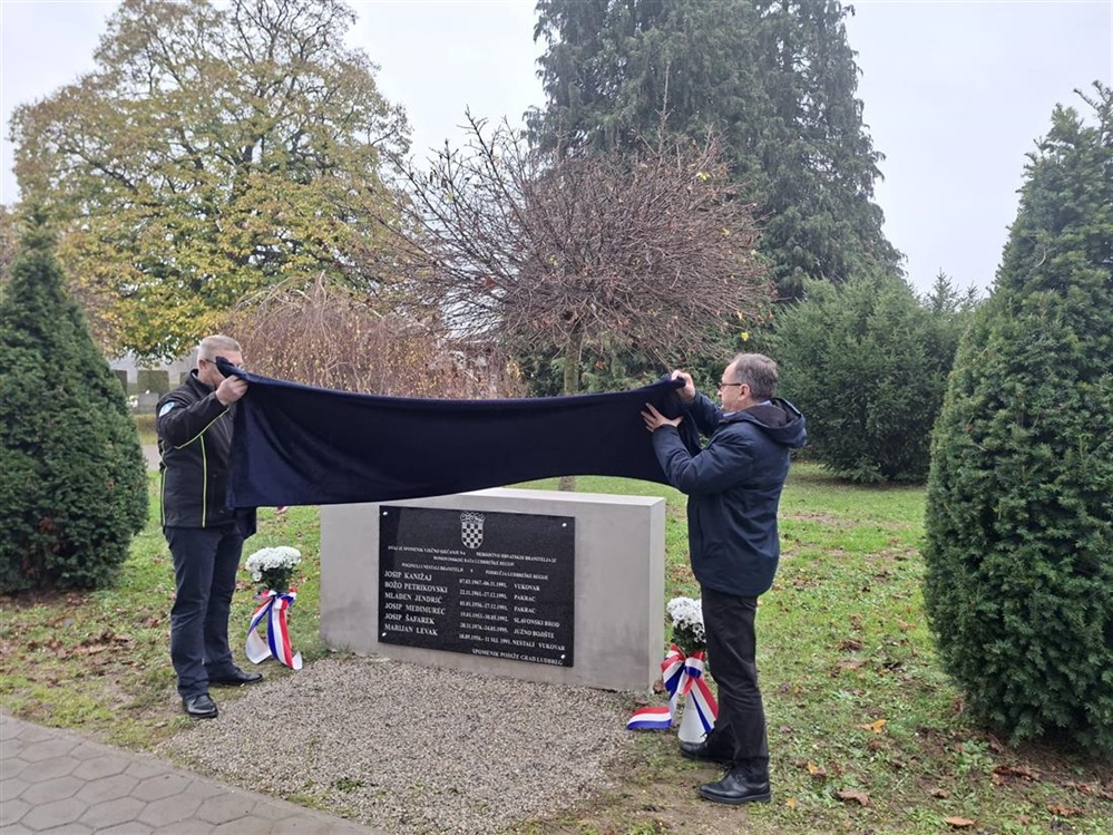 U Ludbreg otkrivena spomen-ploča poginulim i nestalim braniteljima