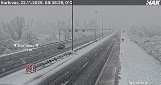Snijeg zabijelio Hrvatsku, HAK upozorava na poledicu i otežan promet