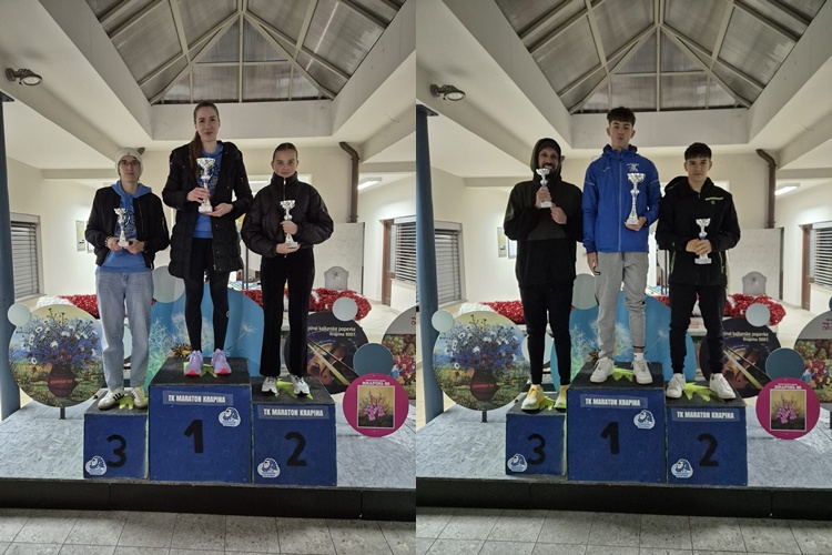 Ema Crnek i Juraj Skupnjak osvojili naslov prvakinje i prvaka TK Maraton Krapina za ovu godinu