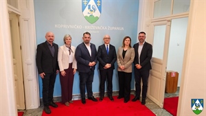 Župan Golubić održao sastanak s rektorom i prorektorom Sveučilišta Sjever – razgovaralo se o važnim temama suradnje