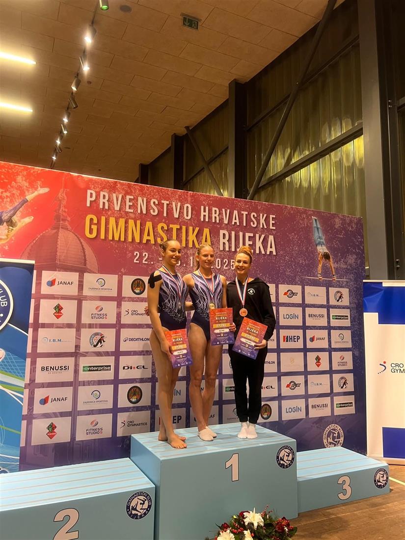 Međimurje ponosno: Gimnastičarke GK Nedelišće osvojile dvije medalje na državnom prvenstvu