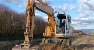 Napreduje jedan od najvećih projekata Općine Dubravica - radovi na biciklističkoj stazi u punom zamahu