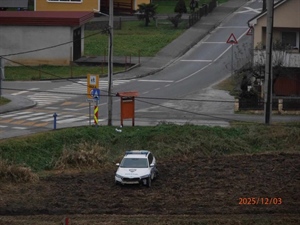 Policajac koji je jučer u Đurmancu sletio s ceste bio pod utjecajem alkohola