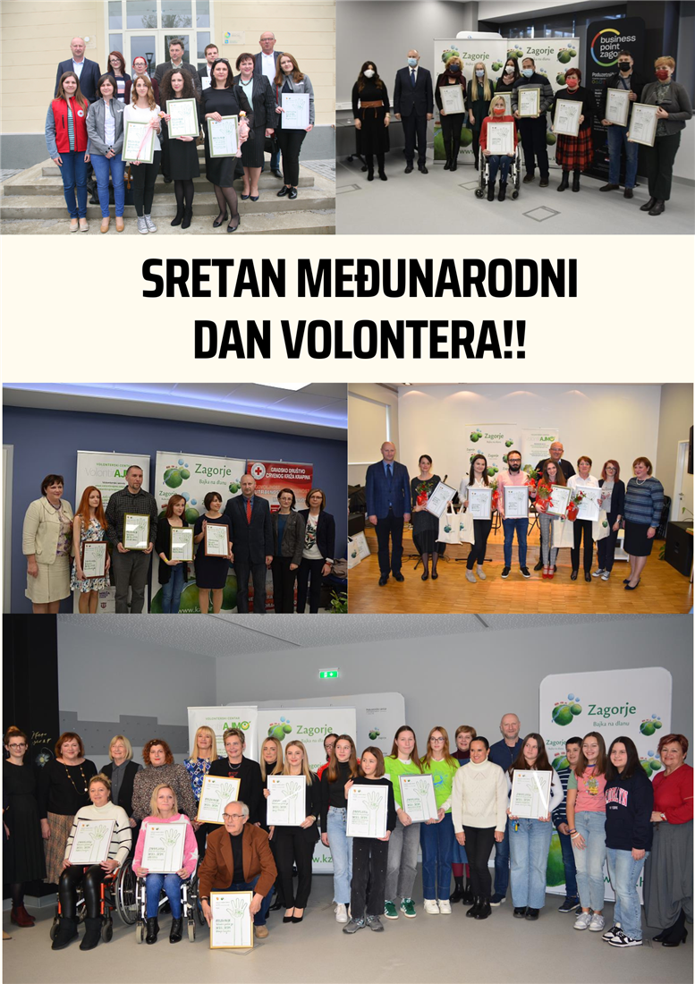 Župan Kolar uputio poruku uz Međunarodni dan volontera