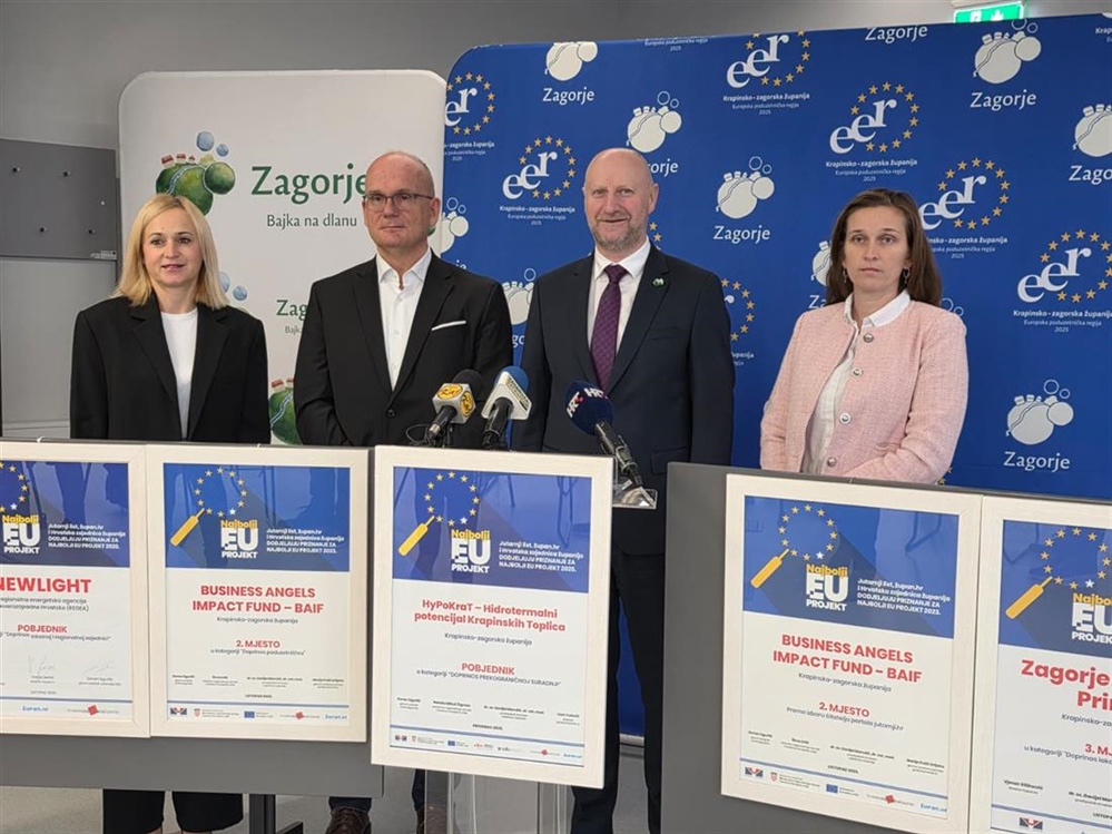 Župan Kolar: Krapinsko-zagorska županija je uvijek korak ispred i to je kontinuitet našeg uspjeha u osvajanju nagrade za najbolji EU projekt