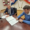 Župan Stričak i gradonačelnik Lepoglave Šoštarić potpisali ugovor o darovanju nekretnine za izgradnju gradske tržnice