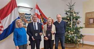 Župan Stričak i dekanica Klačmer Čalopa potpisali ugovor o sufinanciranju studije izvodljivosti za novu zgradu FOI-ja