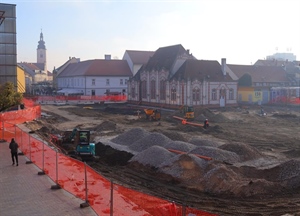 Obnova Trga Republike u Čakovcu napreduje prema planu