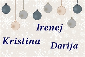 Imendan danas imaju Irenej, Kristina i Darija, čestitajte im!