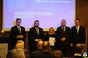 Koprivničko-križevačka županija osigurala 4,8 milijuna eura za izgradnju nove škole i sportske dvorane u Koprivničkom Ivancu