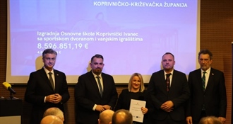 Koprivničko-križevačka županija osigurala 4,8 milijuna eura za izgradnju nove škole i sportske dvorane u Koprivničkom Ivancu