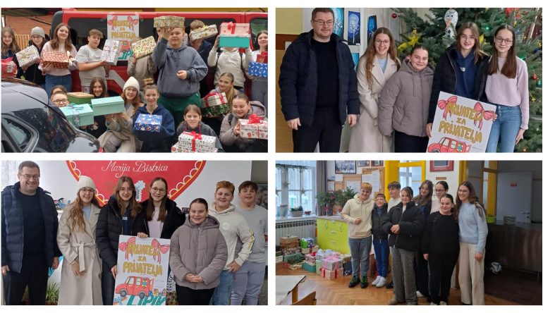 Predbožićna humanost: Sedmaši OŠ Marija Bistrica pokazali veliko srce darujući štićenike Centra Lipik