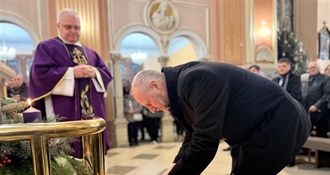 Župan Kolar upalio četvrtu svijeću na županijskom adventskom vijencu u Mariji Bistrici