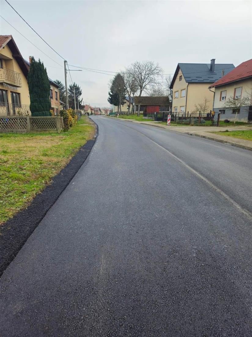 Završeno asfaltiranje dijela Varaždinske ulice u Jalžabetu – veća sigurnost za sve sudionike u prometu
