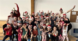 Općina Nedelišće: Djeca iz vrtića “Zvončić“ održala sportski božićni trening i dobro se zabavila