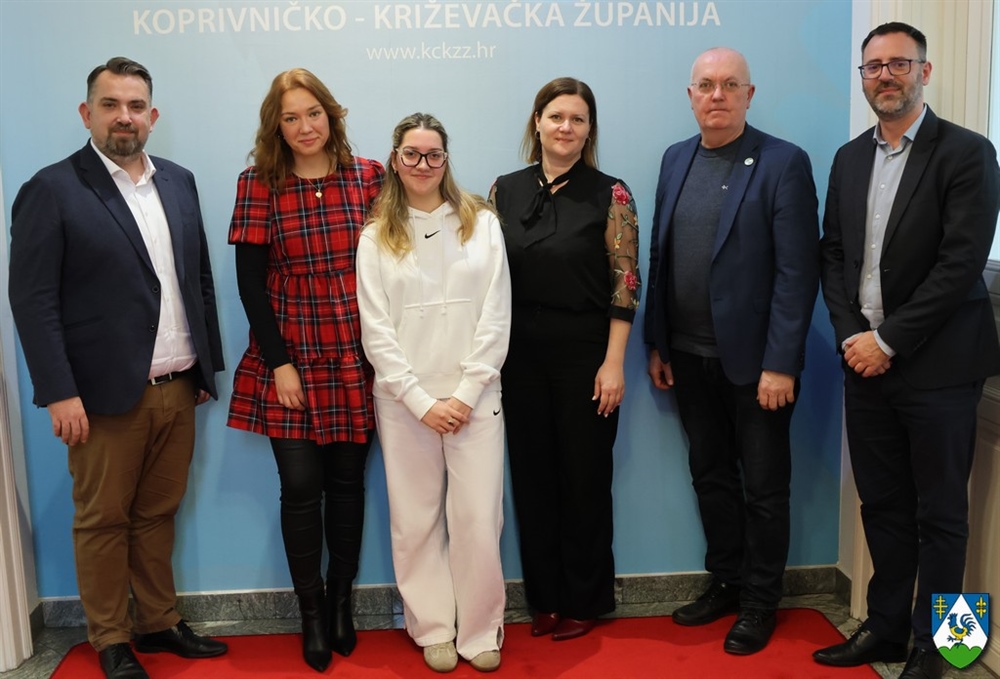 Župan Golubić održao prijem za uspješnu gimnazijalku Nikolinu Van Bregt, sudionicu međunarodnih olimpijada iz fizike i astronomije