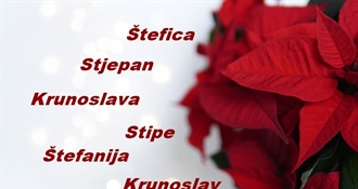 Dragi Stjepani, Štefeki, Štefice, Štefanije i Krunoslave, sretan vam imendan!