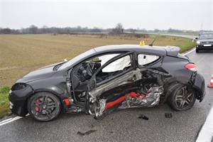 Nakon frontalnog sudara kod Nedelišća oba vozača prevezena u bolnicu