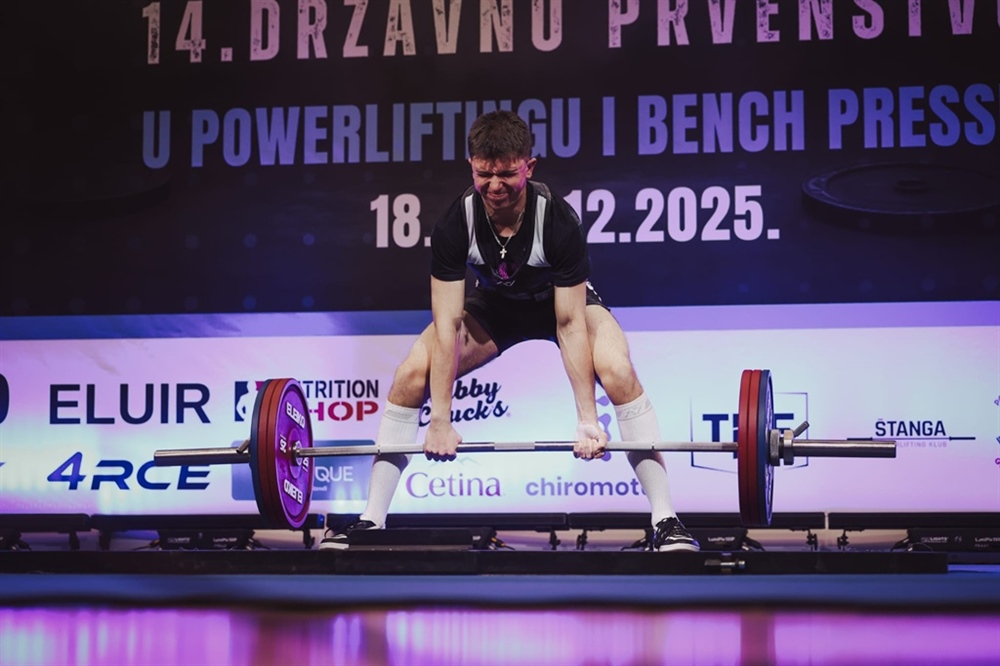 Mladi Krapinčanin Hrvoje Ovčarić osvojio broncu na državnom prvenstvu u powerliftingu