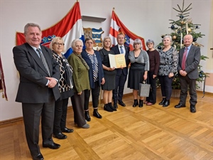 Župan Stričak upriličio prijem za čuvare lepoglavske tradicije iz KUD-a Lepoglavski pušlek