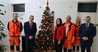 Župan Posavec i gradonačelnica Cividini u novogodišnjem obilasku dežurnih službi: Doček 2026. protekao mirno