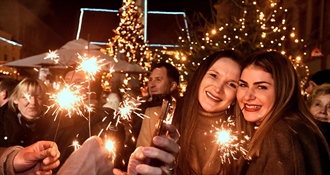 Varaždinci dočekali Novu godinu uz veliko slavlje na Korzu