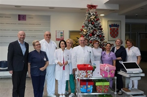 Nova godina u Zagorju započela rođenjem djevojčice Patricije, posjetio ju župan Kolar