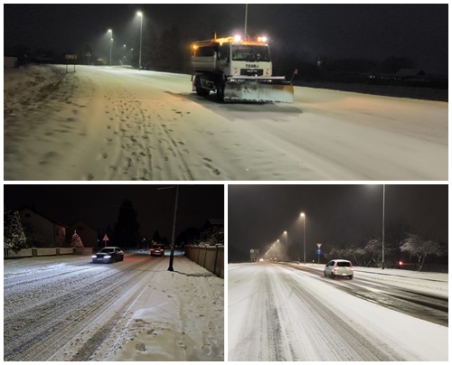 Zimska služba u punom pogonu - Unatoč snijegu, gradske prometnice u Čakovcu su prohodne