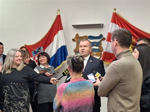 Tradicionalni prijem za medije u Županijskoj palači: župan Stričak zahvalio na profesionalnom praćenju rada