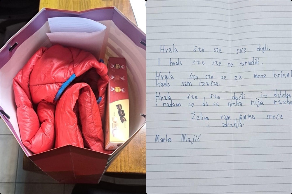Dječak kojeg je HGSS satima tražio poslao poruku koja je dirnula spašavatelje