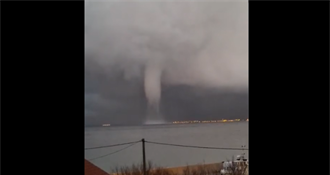 Nevjerojatan prizor nad Zadrom – tornadična pijavica kod obale