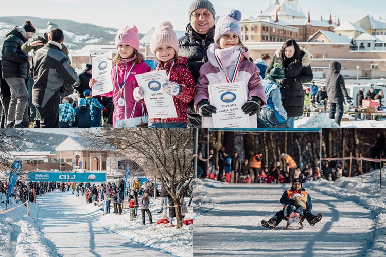 Rekordan broj natjecatelja na “Bijelom ježeku“ u Mariji Bistrici  - evo tko je bio najbolji u natjecanju u sanjkanju