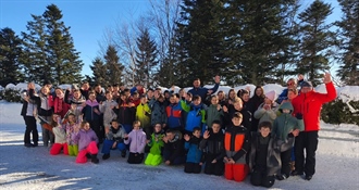 Pedesetak varaždinskih osnovnoškolaca sudjelovalo u prvoj školi skijanja