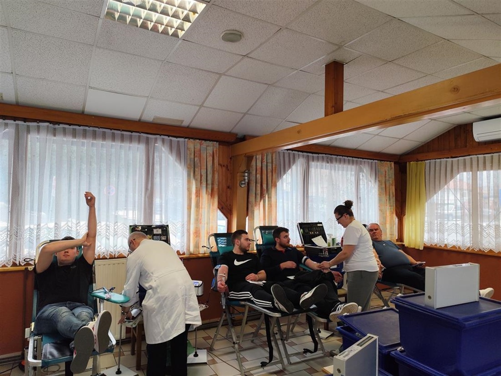 GDCK Krapina u prvom ciklusu ove godine prikupio 446 doza krvi, Dragutin Fruk krv dao 100-ti put