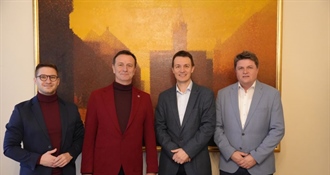 Gradonačelnik Bosilj ugostio gradonačelnika Makarske - razmjena iskustava i razvojni projekti u fokusu susreta