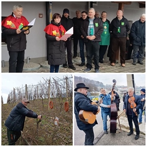 Uz blagoslov i rezidbu trsova započela nova vinogradarska godina u Jesenju