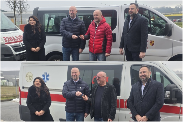 Zavod za hitnu medicinu KZŽ donirao dva sanitetska vozila Domu Bidružica i PD-u Strahinjčica